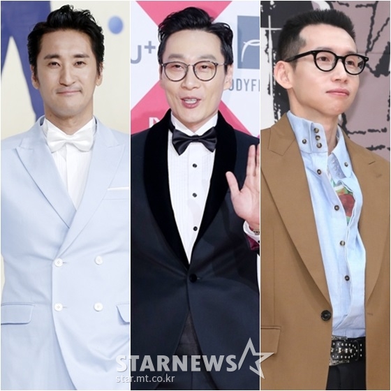 신현준(왼쪽)과 이휘재, 봉태규 /사진=김휘선 기자, 이기범 기자