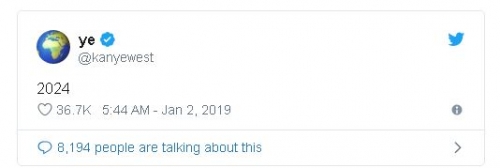 /사진=카녜 웨스트 트위터
