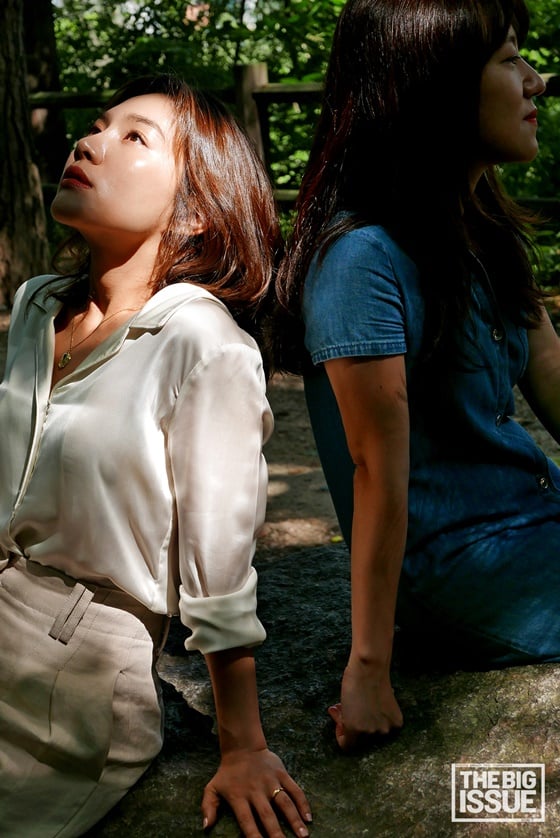 배우 최희서(왼쪽), 한가람 감독 /사진제공=빅이슈