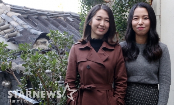 '82년생 김지영' 제작사 봄바람영화사 곽희진,박지영 대표/사진=김휘선 기자