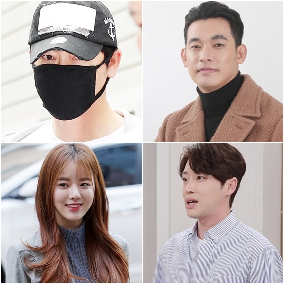 강지환(왼쪽위부터 시계방향), 정석원, 강성욱, 한지선 /사진=스타뉴스, KBS