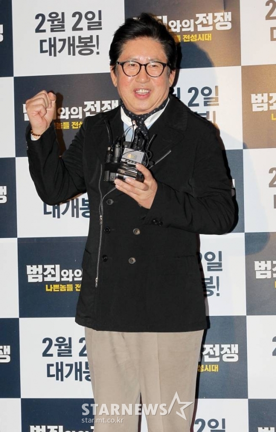 26일 오후 서울 삼성동 코엑스 메가박스에서 열린 영화 '범죄와의 전쟁 : 나쁜놈들 전성시대' VIP 시사회 /사진=박용훈 인턴기자 yh01@