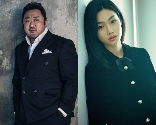 마동석, 정호연 / 사진=키위미디어그룹, 넷플릭스