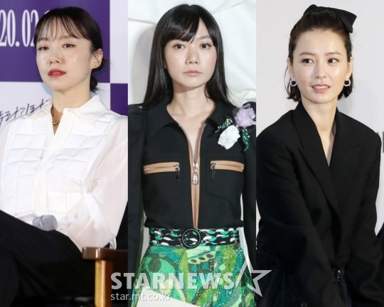 전도연, 배두나, 정유미 / 사진=스타뉴스