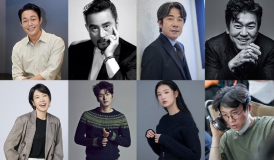 개그맨 박성광이 연출한 영화 '웅남이' 출연 배우들.
