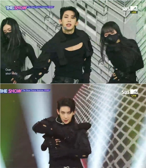 /사진= SBS MTV '더쇼' 방송 화면