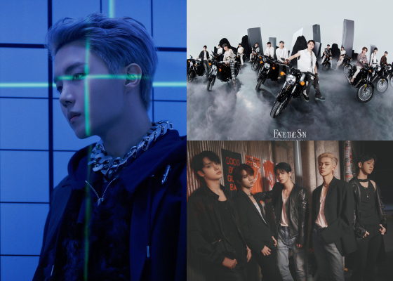 (왼쪽부터 시계방향)방탄소년단 제이홉, 세븐틴, 투모로우바이투게더 /사진제공=빅히트 뮤직, 플레디스엔터테인먼트