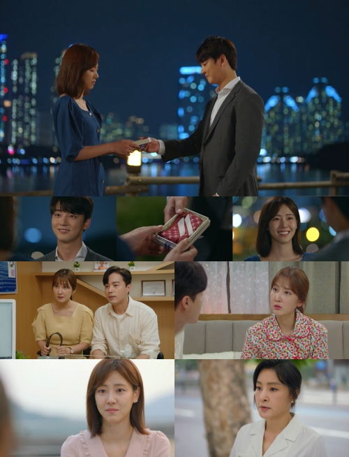 KBS 2TV 주말드라마 '현재는 아름다워'에서 윤시윤이 배다빈에게 프러포즈를 했다./사진=KBS 2TV 주말드라마 '현재는 아름다워' 방송 화면 캡처