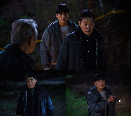 JTBC 토일드라마 '모범형사2'의 손현주, 장승조./사진제공=블러썸스토리, SLL