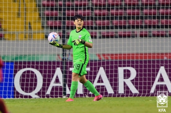 대한민국 20세 이하(U-20) 대표팀 골키퍼 김경희. /사진=대한축구협회
