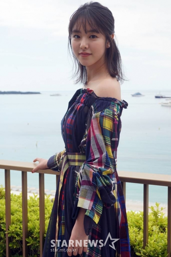 제71회 칸국제영화제에 참석한 일본 배우 카라타 에리카 / 사진=김현록 기자