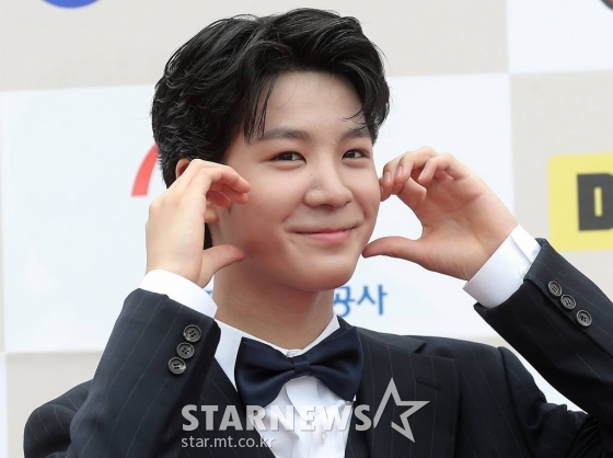 가수 정동원이 21일 오후 서울 중구 크레스트72에서 열린 '2022 방송광고 페스티벌' 시상식에 참석해 포즈를 취하고 있다. 올해로 14회째를 맞는 '방송광고 페스티벌'은 광고인과 시청자들을 위한 축제의 장을 마련하고, 혁신적 광고 메시지를 발굴해 광고 문화 발전에 기여하고자 2009년부터 머니투데이방송(MTN)이 개최해온 특별한 시상식이다. 2022.07.21 /사진=김창현 기자 chmt@
