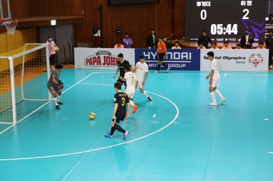 2022 스페셜올림픽코리아 K리그 통합축구 올스타전. /사진=한국프로축구연맹