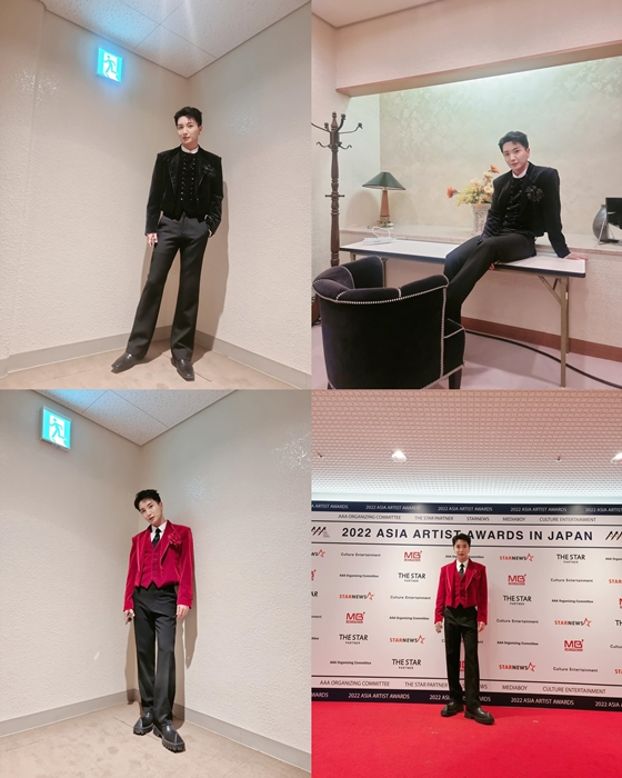 '2022 Asia Artist Awards IN JAPAN'에서 MC를 맡은 이특./사진=이특 인스타그램