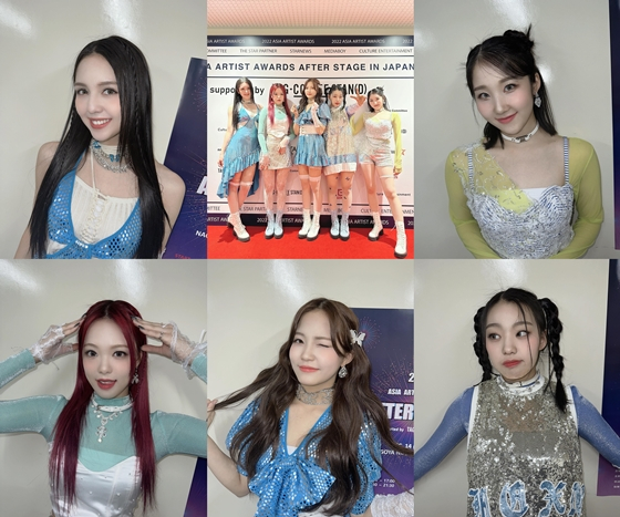 그룹 라필루스가 지난 14일 일본 나고야 니혼가이시홀에서 열린 '2022 AAA' 갈라쇼 'AAA AFTER STAGE'에 참석했다./사진=라필루스 공식 인스타그램