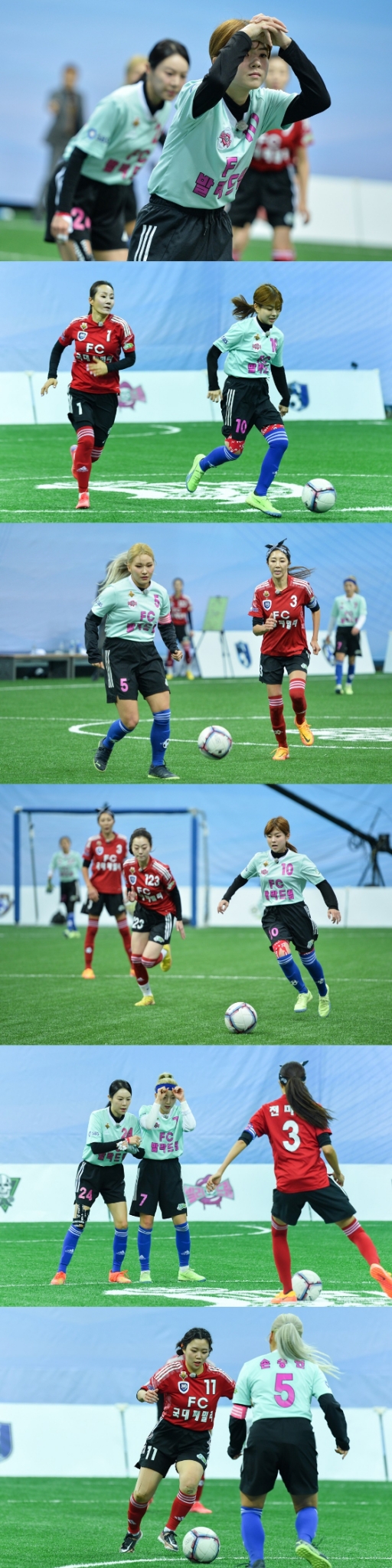 SBS '골 때리는 그녀들'의 FC발라드림 대 FC국대패밀리의 경기가 공개된다./사진제공=SBS