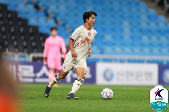 제주유나이티드 시절 윤빛가람. /사진=한국프로축구연맹