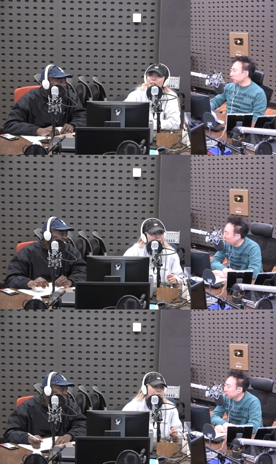 KBS 라디오 쿨FM '박명수의 라디오쇼'의 조나단, 가비, 박명수./사진=KBS 라디오 쿨FM '박명수의 라디오쇼' 보이는 라디오 캡처