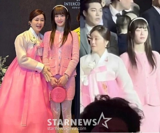 배우 견미리, 이유비 /사진=온라인 커뮤니티, SNS