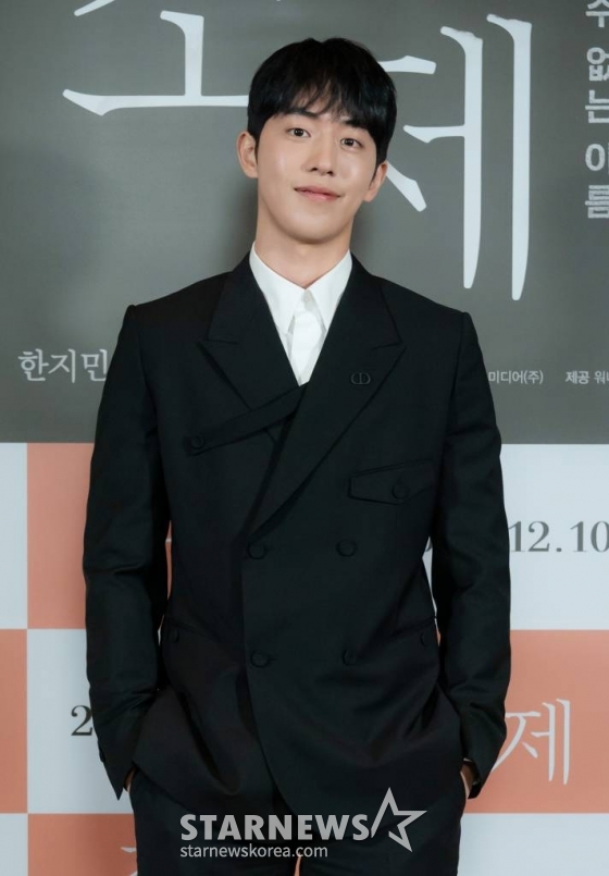 배우 남주혁이 2일 오후 서울 롯데시네마 건대입구점에서 열린 영화 '조제'(감독 김종관) 언론시사회에 참석해 포즈를 취하고 있다. /사진제공=워너브러더스코리아 /사진=이동훈 기자 photoguy@