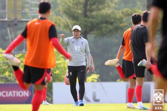 황선홍 한국 U-23 축구대표팀 감독. /사진=대한축구협회 제공