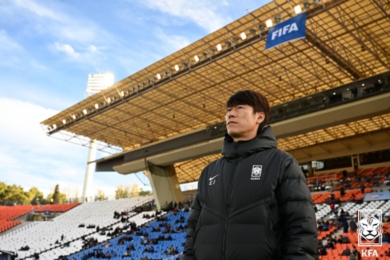 감비아전을 앞둔 김은중 감독. /사진=대한축구협회 제공