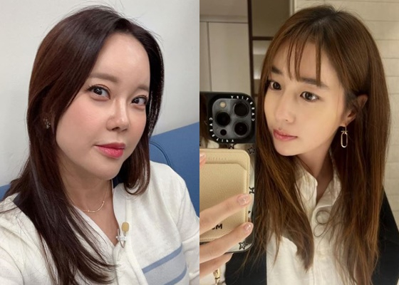 백지영(왼쪽), 이민정 /사진=인스타그램