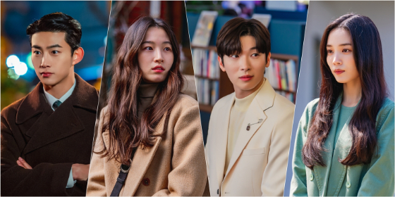 KBS 2TV 새 월화드라마 '가슴이 뛴다'의 옥택연, 원지안, 박강현, 윤소희/사진제공=위매드, 몬스터유니온