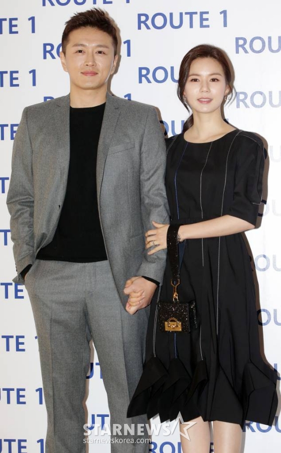 배우 진태현, 박시은 부부/사진=김창현 기자 chmt@
