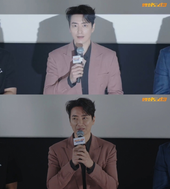 이준혁 / 사진='범죄도시3' 글로벌 흥행 감사 쇼케이스 온라인 중계