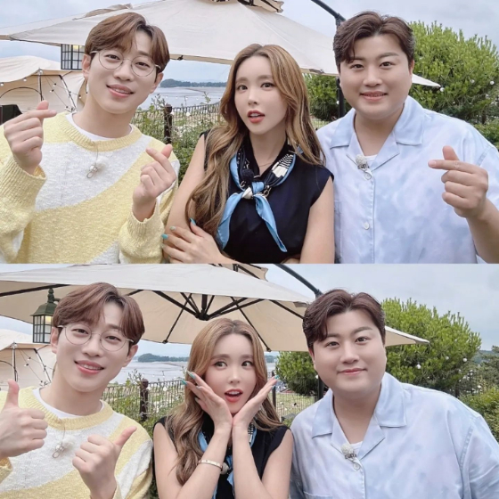 안성훈, 홍진영, 김호중./사진=홍진영 인스타그램