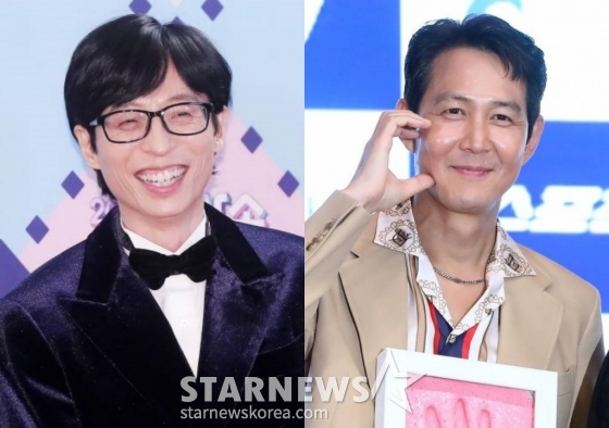 유재석, 이정재 /사진=스타뉴스