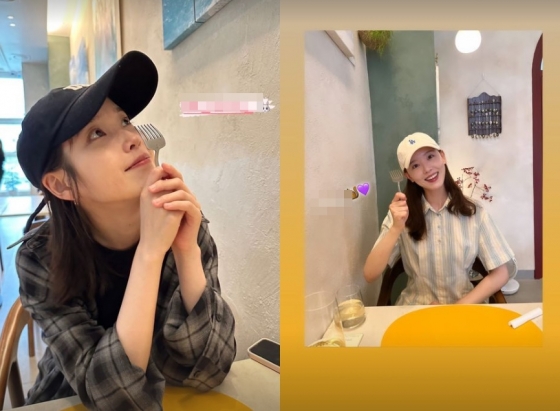 아이유, 강한나./사진=아이유 인스타그램, 강한나 인스타그램