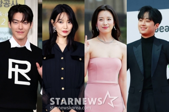 김우빈, 신민아, 한효주, 이찬원 / 사진=스타뉴스