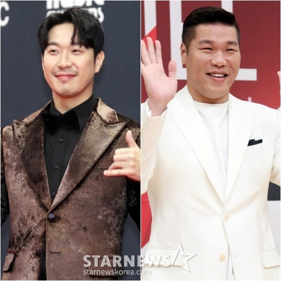 하하(왼쪽)와 서장훈 /사진=스타뉴스