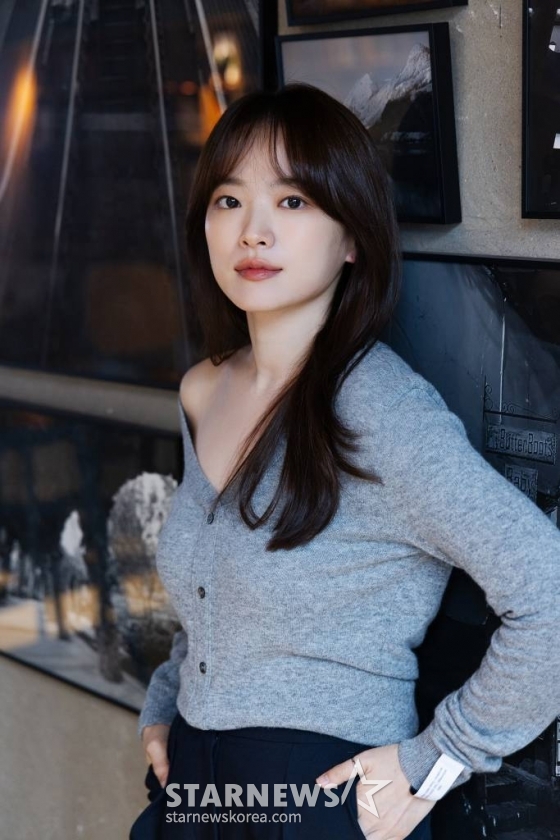 tvN 드라마 '이로운 사기'의 주연배우 천우희가 종영 인터뷰를 위해 포즈를 취하고 있다. /사진제공=H&엔터테인먼트 2023.07.19 /사진=이동훈 기자 photoguy@
