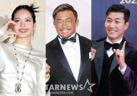 블랙핑크 리사, 추성훈, 김종민 /사진=스타뉴스