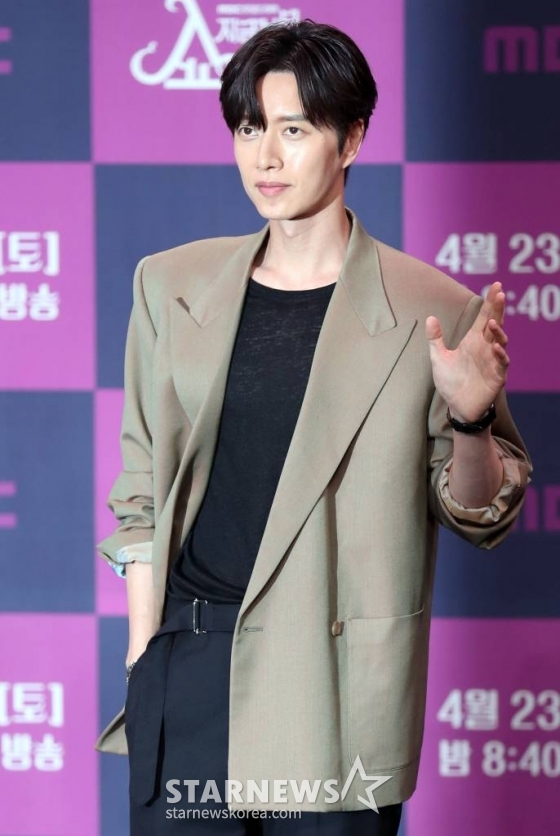 배우 박해진이 22일 오후 서울 마포구 상암동 MBC에서 진행되는 MBC토일드라마 '지금부터 쇼타임' 제작발표회에서 참석하고 있다. MBC토일드라마 '지금부터 쇼타임'은 카리스마 마술사와 신통력을 지닌 열혈 순경의 귀신 공조 코믹 수사극으로 오는 23일 첫 방송된다. 2022.04.22 /사진=임성균 기자 tjdrbs23@