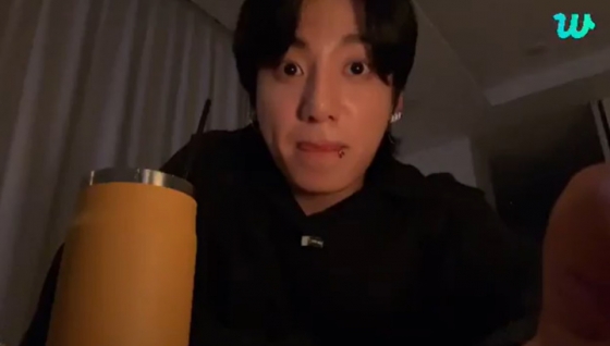 /사진=정국 라이브 방송 캡처