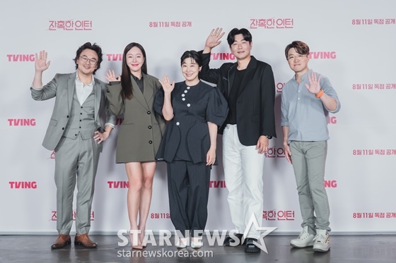 김인권, 엄지원, 라미란, 이종혁, 한상재 PD/사진=티빙