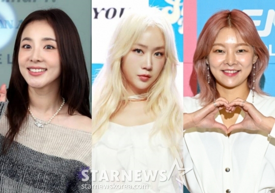 산다라박, 소유, 송해나 /사진=스타뉴스