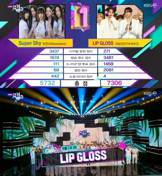 /사진=KBS 2TV '뮤직뱅크' 방송 캡처