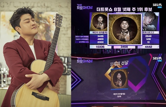 김호중 /사진=SBS FiL, SBS M ‘더트롯쇼’, 생각엔터테인먼트