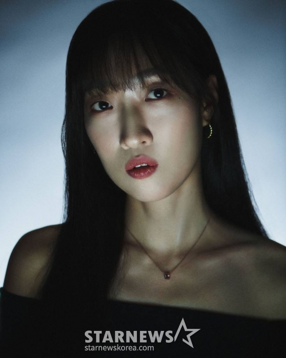 넷플릭스 오리지널 시리즈 '마스크걸'의 배우 이한별이 지난달 29일 진행된 인터뷰를 위해 포즈를 취하고 있다. /사진제공=넷플릭스 2023.08.29 /사진=이동훈