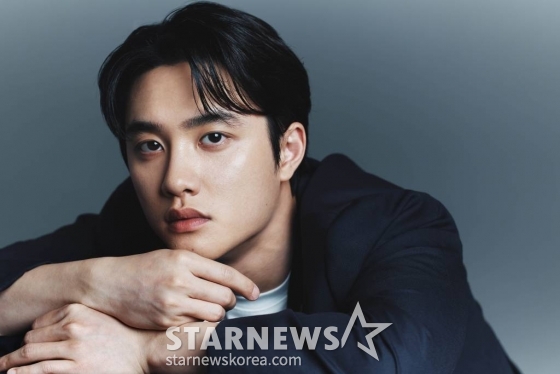 영화 '더 문'(감독 김용화)의 주연배우 도경수가 31일 진행된 라운등 인터뷰를 위해 포즈를 취하고 있다. /사진제공=SM엔터테인먼트 2023.07.31 /사진=이동훈