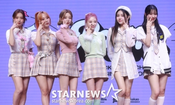 로켓펀치 소희(왼쪽부터), 쥬리, 연희, 윤경, 다현, 수윤 /사진=이동훈 기자