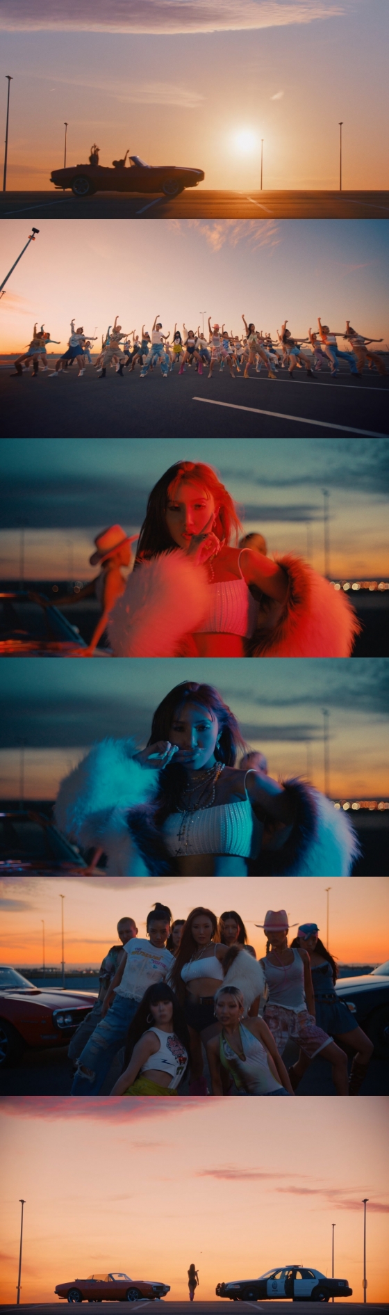 /사진=화사 'I Love My Body' 뮤직비디오