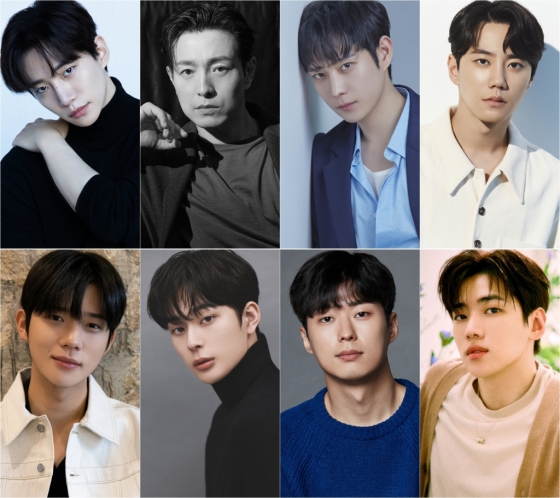 /사진제공=이준호(JYP엔터테인먼트), 정성일(키이스트), 김영대(아우터코리아), 이준영(제이플랙스), 문상민(어썸이엔티), 유선호(큐브엔터테인먼트), 안동구(에이스팩토리), 재찬(동요엔터테인먼트)