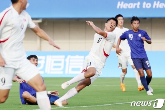 북한과 대만의 조별리그 1차전 경기. /사진=뉴스1