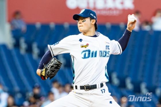 팀 선배 구창모를 대신해 대표팀에 발탁된 김영규. /사진=NC 다이노스